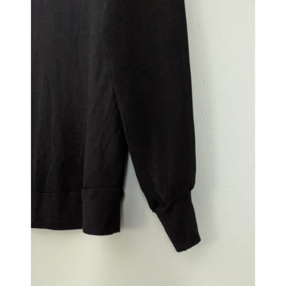 Haute Hippie Contrast Sleeve Long Sleeve Tee - Picture 6 of 8